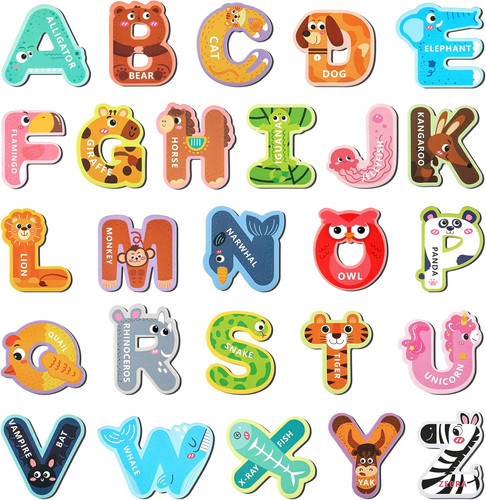 Magnetic letters alphabet - alphabet, 26
